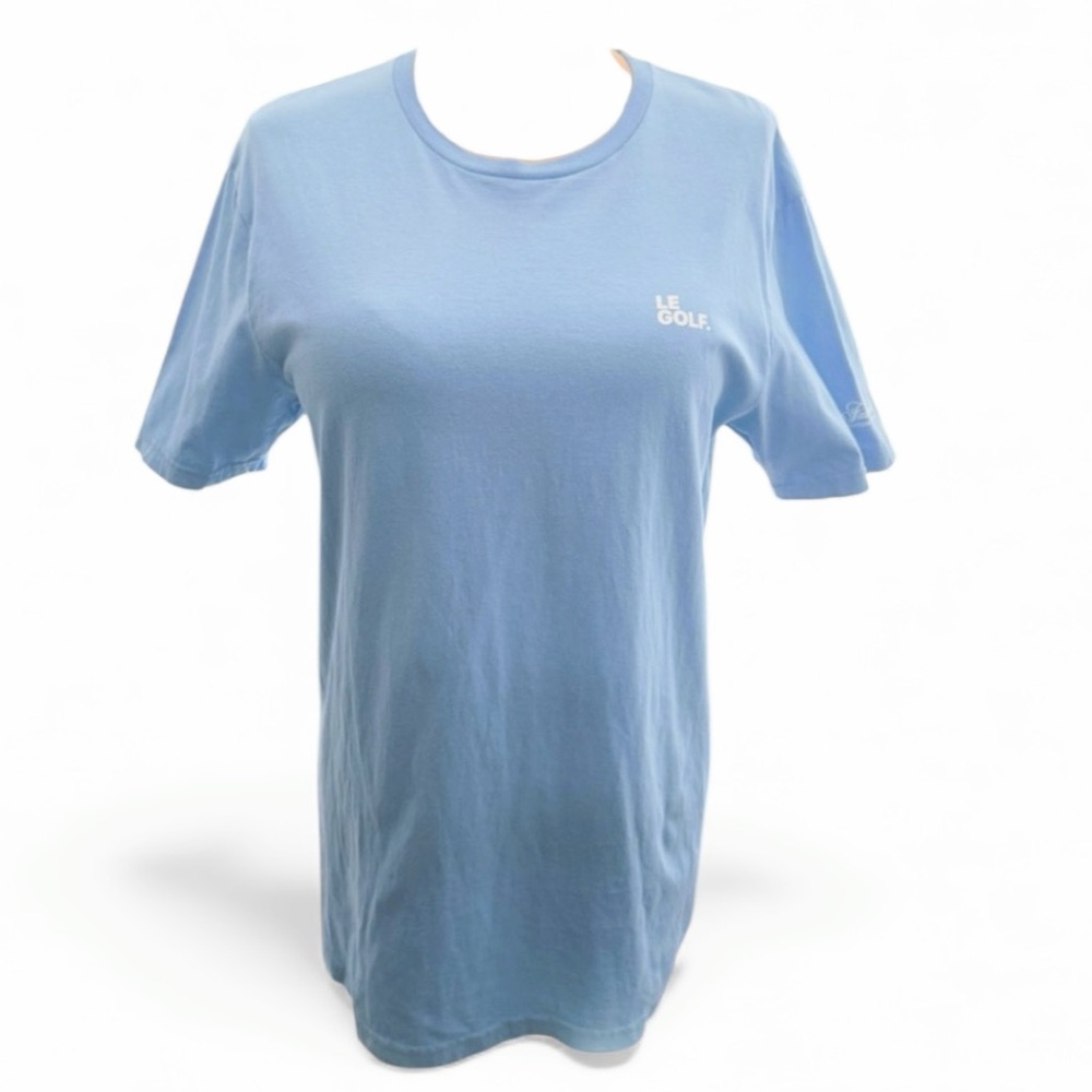 Le Golf. Fairmont Scottsdale Short Sleeve T-Shirt Light Blue Size Medium NWOT